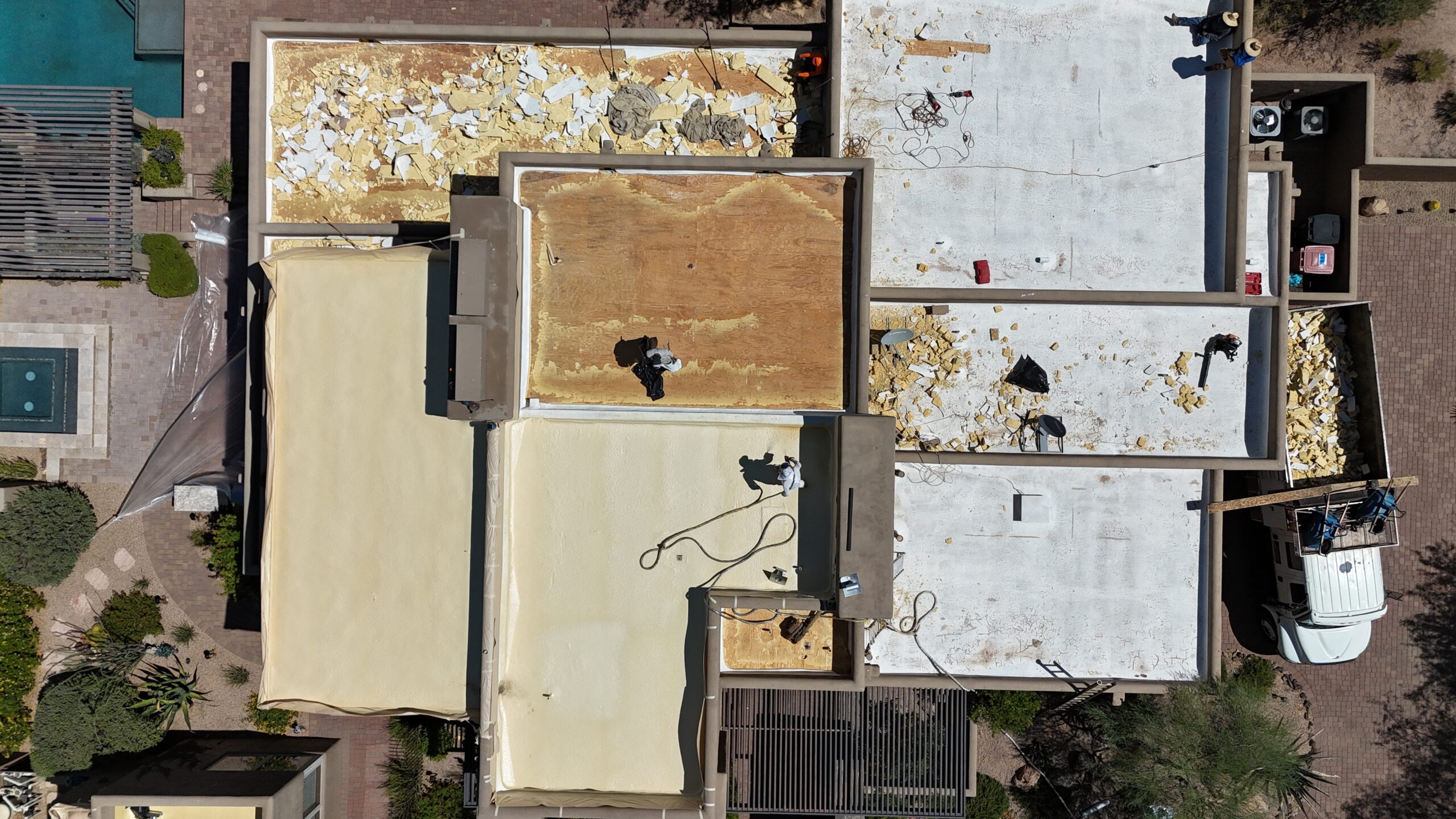Replacing a Foam Roof in Scottsdale, AZ