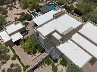 Spray Foam Roof replacement in Scottsdale, AZ.