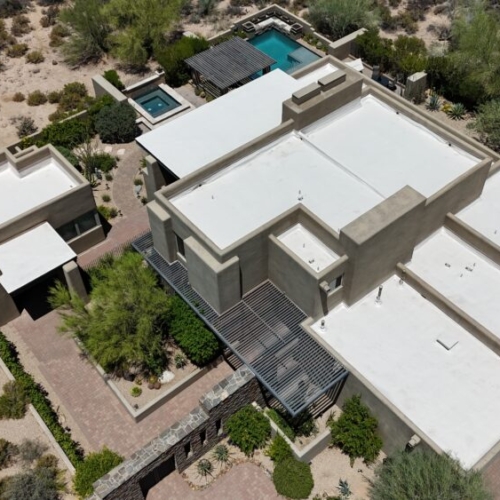 Spray Foam Roof replacement in Scottsdale, AZ.