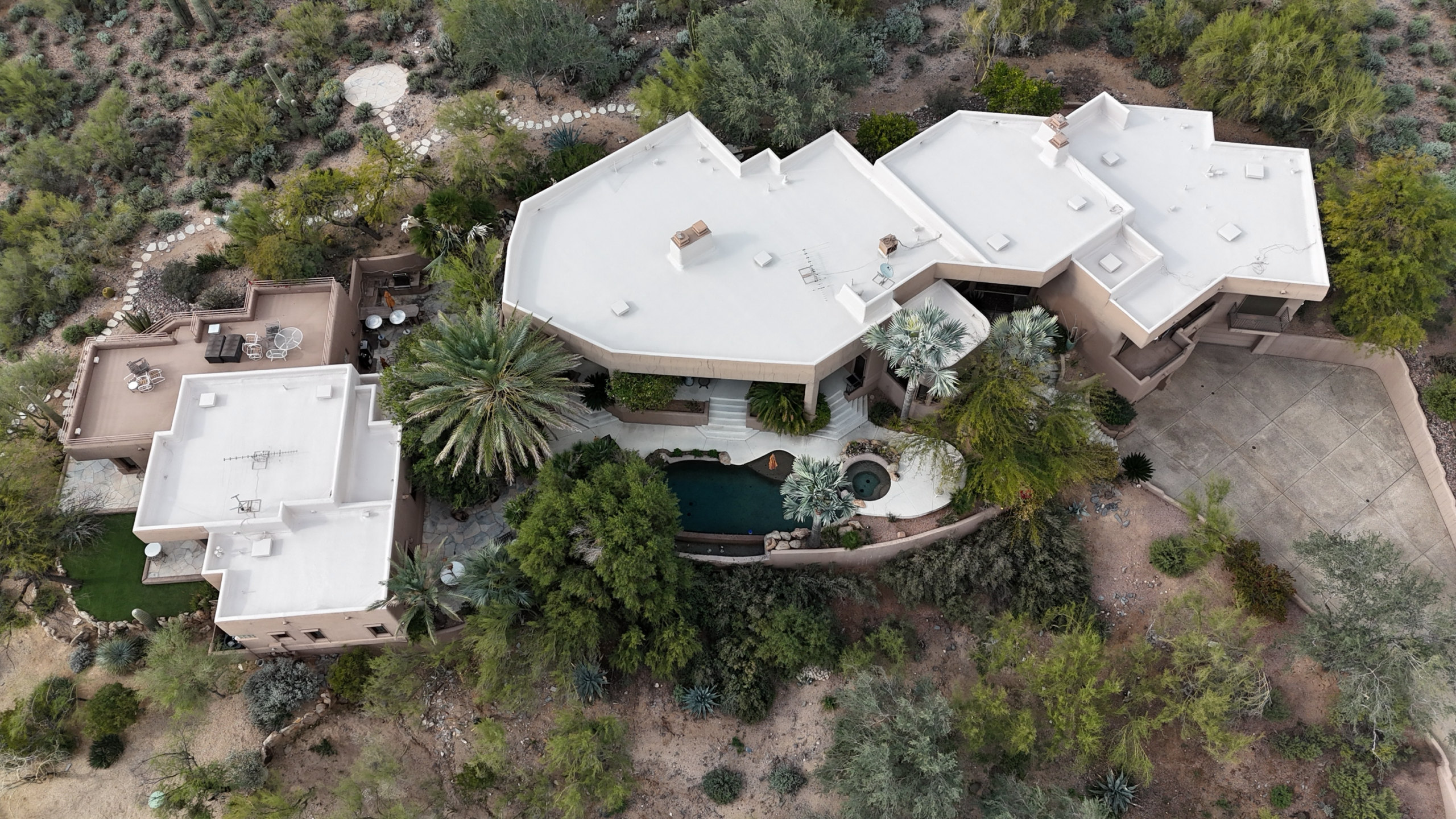 Completed roof in Scottsdale AZ