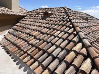 sandcast tile roof replacement